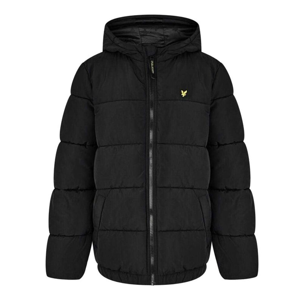 Lyle & Scott Childrens/Kids Quilted Puffer Jacket / Black